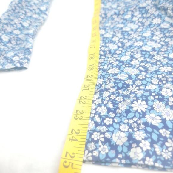 Uniqlo Blue White Floral Ankle Size 28 Pants - Picture 6 of 9